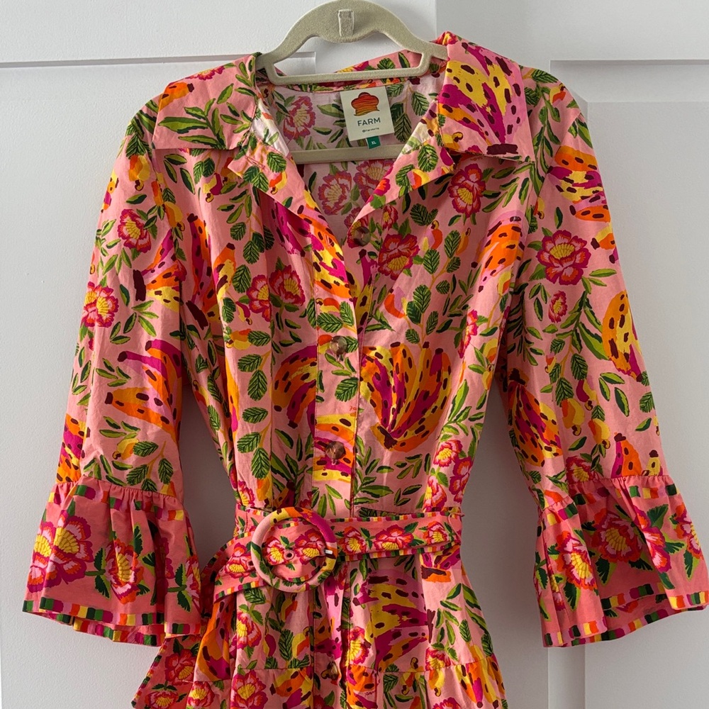 FARM Rio Pink Floral Dress - Picture 3 of 6